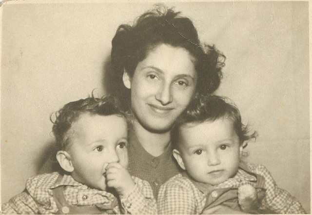 Mom with San and Laz