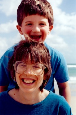 Helen and Daniel on the beach in Florida